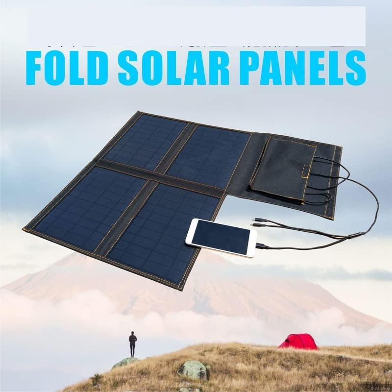 Pannello Solare Scheda di Ricarica Solare Pieghevole Baoyuan 28W Single Crystal Outdoor Camping Drone Componenti for La Generazione di Energia Solare