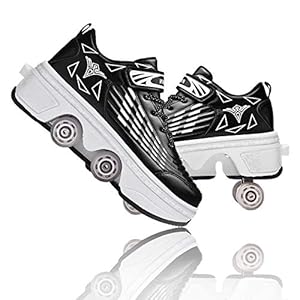 Jongens Meisjes Rolschaatsen Schoenen, 2021 Nieuwe Quad Rolschaatsen voor Kinderen en Volwassenen, Unisex Misvormde…