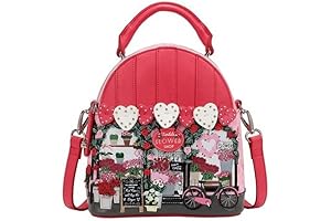 Vendula London The Flower Shop Pink Mini Backpack
