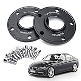 XBFVE 2 Piezas de 10 mm de aleación de Aluminio Hubcentric 