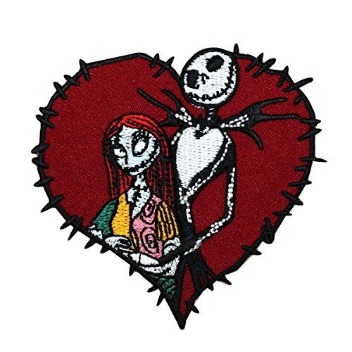 Écusson Jack et Sally Stitch thermocollant pour customiser vos vêtements