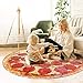 Vessia Pizza Printed Throw Blanket, Realistic Funny Round Food Blanket for Adults and Kids, 300GSM Novelty Pepperoni Pizza Throw for Couch, Sofa, Bed, Fun Home Decor for All Seasons(60 inches)
