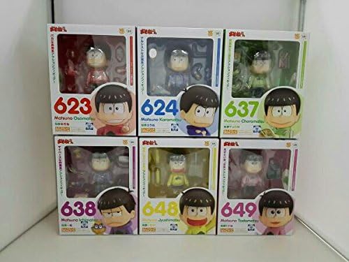 Amazon ねんどろいど 623 624 637 638 648 649 おそ松さん おそ松 カラ松 チョロ松 一松 十四松トド松 6点セット アニメ 萌えグッズ 通販
