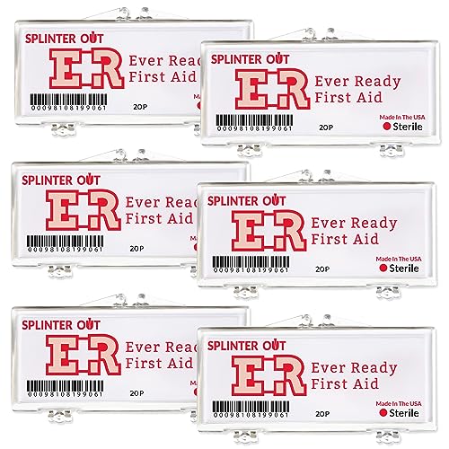 Image of Ever Ready First Aid Splinter Out Splinter Remover, Pack of 6, 20 Packets per case