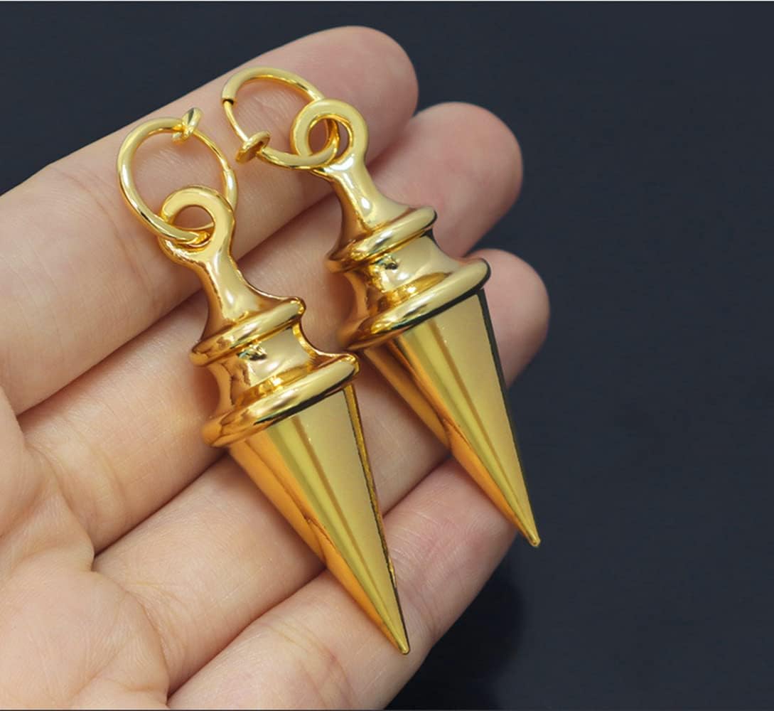 Skivben 30CM Anime Yor Forger Weapon Set Leather Case Version Full Metal Craft Model Toys Children's (Yor Forger Earring) : Toys & Games