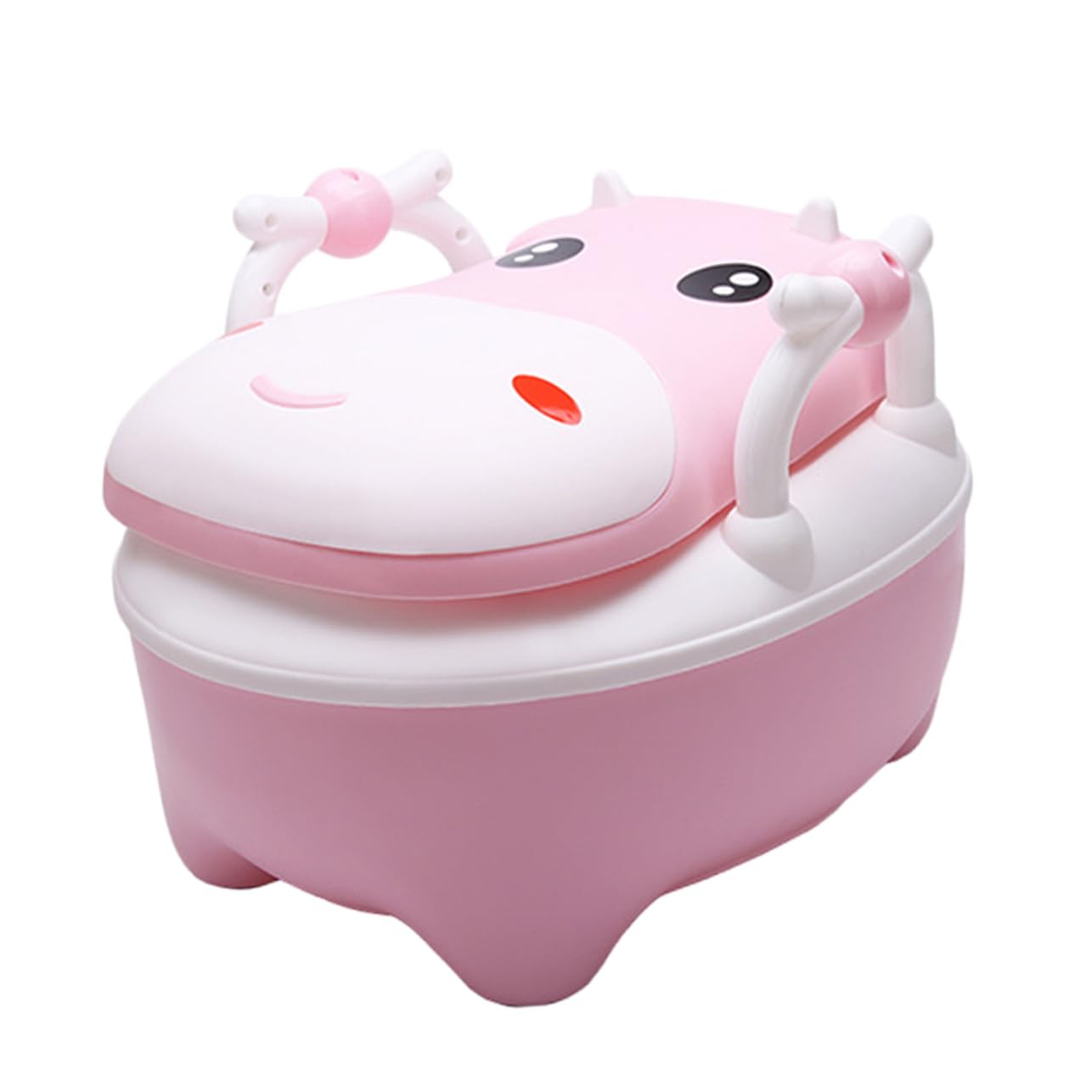 SUPVOX Dorable Boys and Girls' Toilet Training Potty Brush Pp/pu Material Splash-Proof Cartoon Design for Baby Boys and Girls