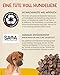SavannaDog Happen mit Grapefruit 800g - Hunde Leckerlis getreidefrei & hypoallergen, Leckereien für Hunde mit Straußenfleisch, Hundeleckerli mit wertvollen Ballaststoffen