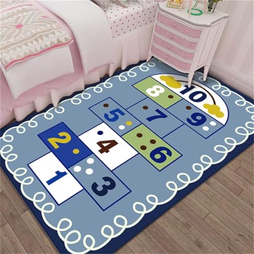 Tapis pliable bleu antichute idéal pour sécuriser la chambre