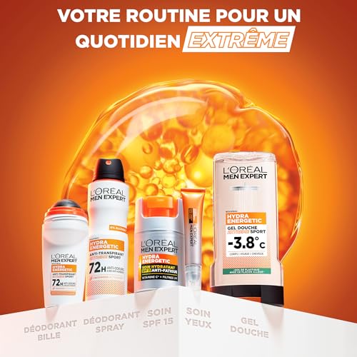 Déodorant Spray Homme Anti transpirant Hydra Energetic Extreme Sport Men Expert Le Flacon De 150ml - vue 7