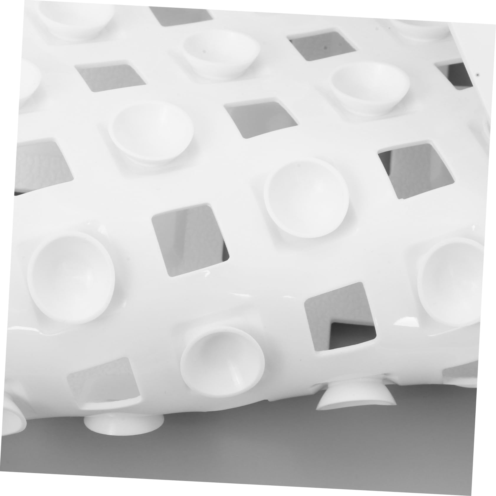 Alfombrilla de baño antideslizante para bañera, PVC extra larga con ventosas y agujeros de drenaje, almohadilla ligera para una experiencia de ducha segura
