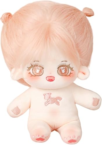 Miniatura 1 de CALEMBOU Muñeca de felpa de 7.9 in, bonita muñeca de algodón con esqueleto articulado, muñeca de peluche suave de anime, signos del zodiaco chino,