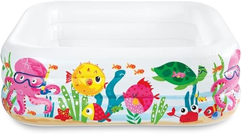 Miniatura 2 de Intex Centro de natación Clearview acuario piscina inflable 625 x 625 x 195 pulgadas para mayores de 3 años