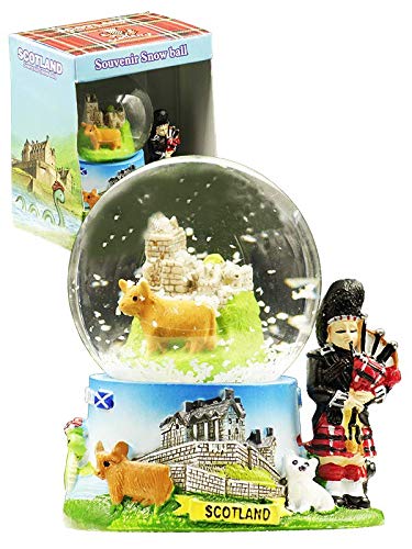 FANCYTHAT & SCIFI PLANET Scottish Piper Snowglobe