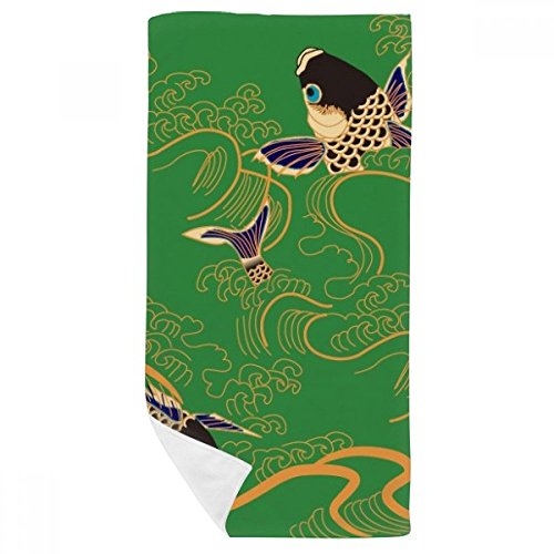 Poisson jaune serviette de bain douce débarbouillette peau sensible - 2