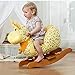 YXYOL Giraffe sdraietta, a Dondolo Bambino Horsefor Kid 1-3 Anni, Cerbiatto Cavallo a Dondolo Stuffed Rocking Toy/Legno Rocking Horse/Rocker Giocattolo Animale/Deer Rocker
