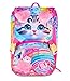 SJ GANG STYLE JAM GANG Zaino Scuola Estensibile Big, Fucsia, Zaino con Divisorio Interno, Tasca Superiore con Orecchie in Peluche, Tasca per Borraccia, 24 L, Zaino Scuola Elementare, Bambina