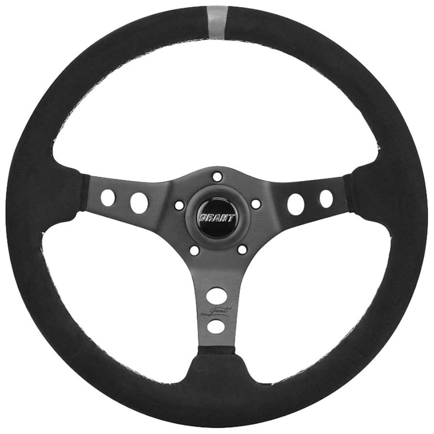 GRANT Racingハンドル Amazon.com: Grant 694 Suede Wrapped Racing Steering Wheel