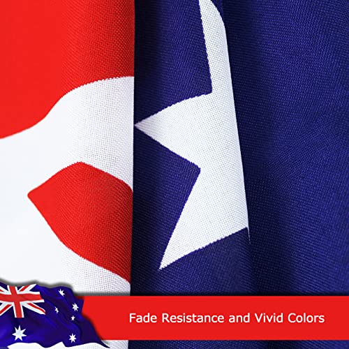 Drapeau Australie 90x150 cm extérieur en polyester 400D avec œillets