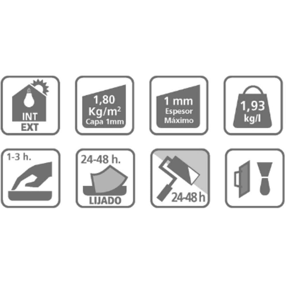 Masilla Plasmont Al Uso Azulejos color Blanco (20kg)