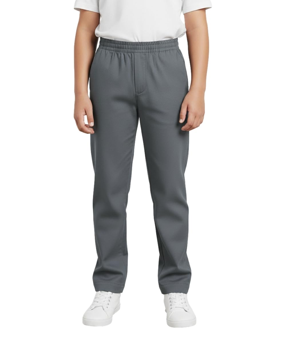 unik Boy's Uniform All Elastic Waist Pull-on Pants BU03