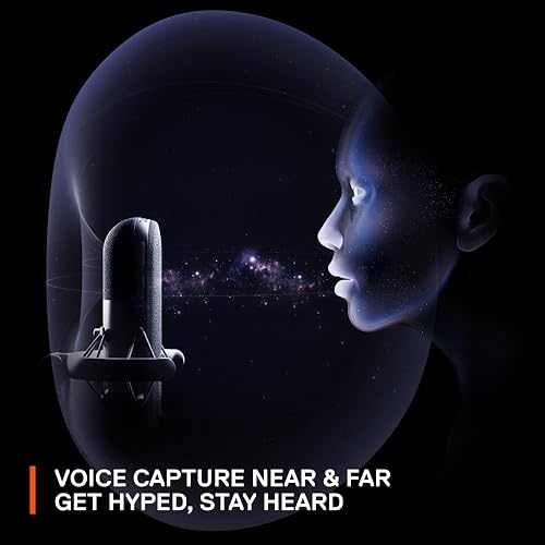Vista 4 de SteelSeries Alias Micrófono USB para PC — Cápsula 3 veces más grande para juegos, streaming y podcasting — Sonar para software de audio de streamers