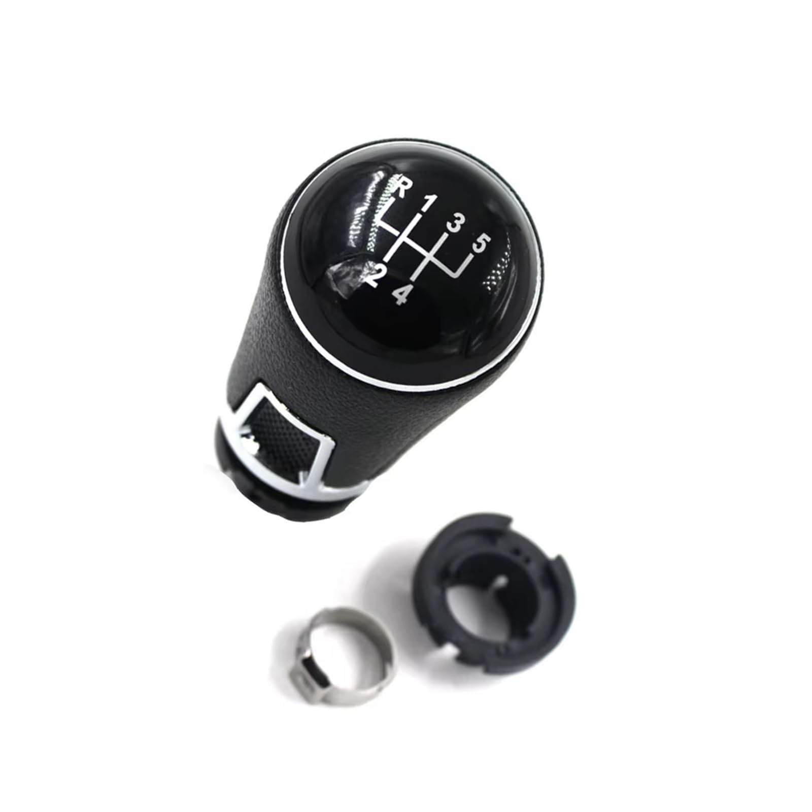 WYLWSHA Shift Gear Knob Cover for VW for Passat for B6 for B7 for CC 2005-2013 Car 5/6 Speed Gear Shift Konb Gaiter Shifter Knob(5 Speed)