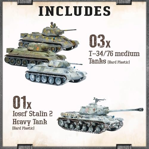 Set Figuras Miniaturas Tanques Soviéticos 1/56 miniatura 2