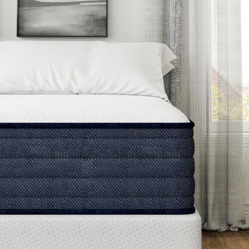 DEWINNER Matelas 90x190 | Matelas à Ressorts Ensachés | Épaisseur 22CM | Matelas 1 Personne | Fermeté Moyenne…