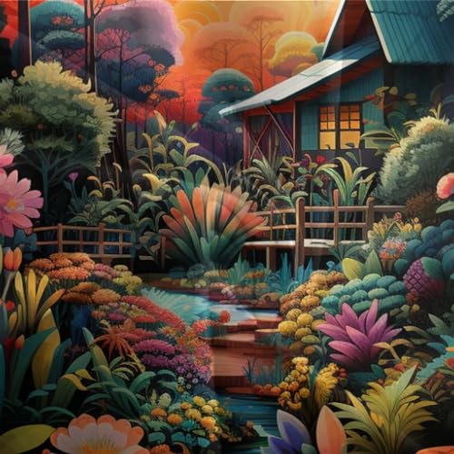Housse de couette zippée facile à laver parure de lit jungle 3D king-size