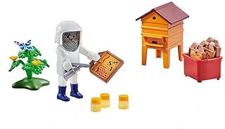 Playmobil 6573 Beekeeper with Hive, Multicolor