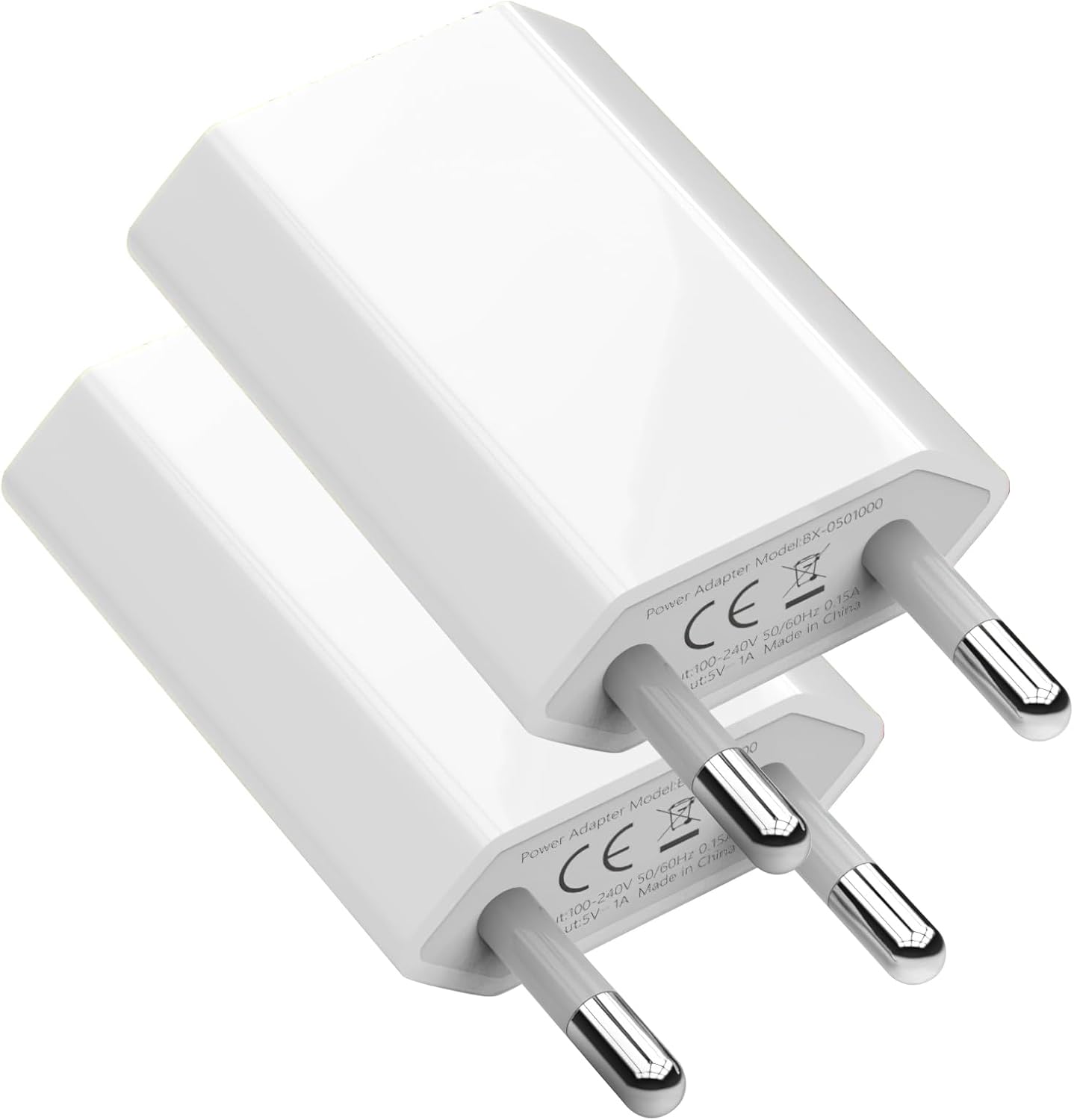 Triple Adaptateur Secteur Mural (T-Plug) 3 Voies pour Prises Européennes