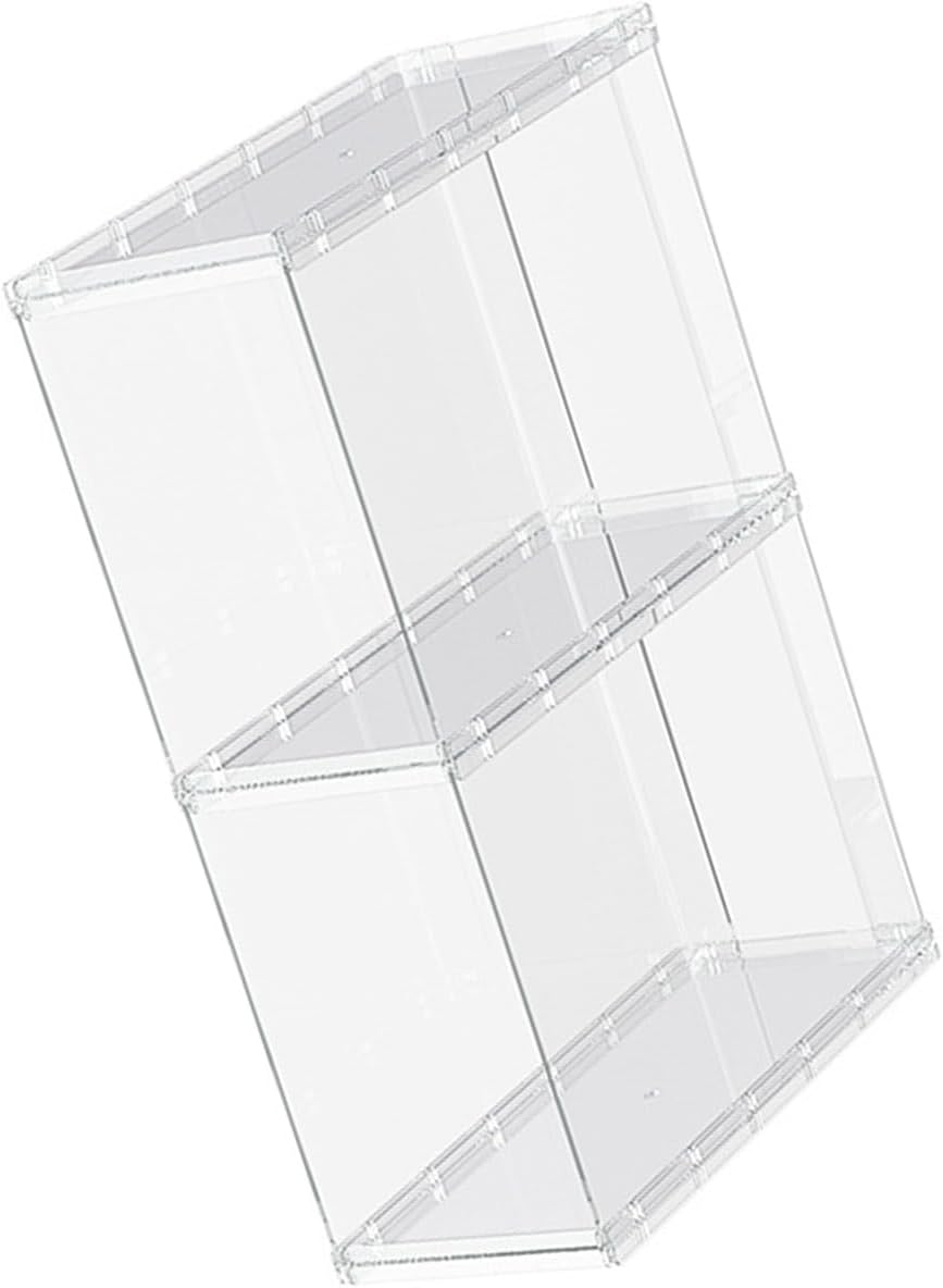 Space Saving High Handbag Holder Elegant Stackable Transparency Purse Storage Box Storage Case Closet Planner