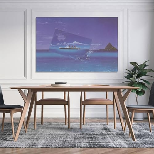 Poster Hiroshi Nagai Reflets de la mer grand format pour décoration