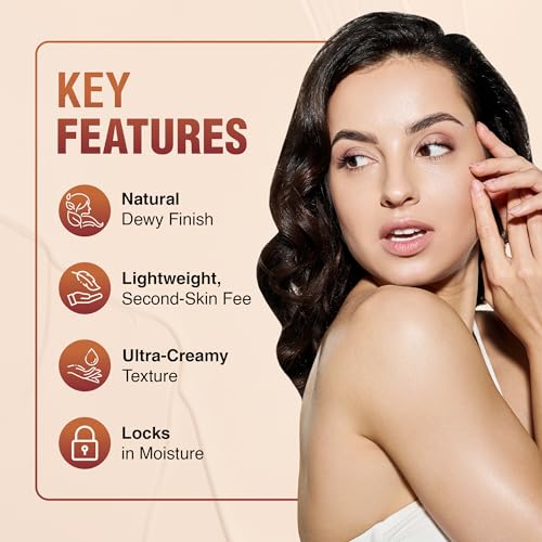 Image of Maliao High Coverage Waterproof Base Foundation | Long-Lasting Full Coverage | Flawless All-Day Glam | Matte Finish | Sweat & Oil Resistant | Lightweight & Breathable Formula | Soft Ivory, 40ml