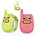 QNIGLO Walkie-Talkie Bambini Ricaricabili, Walkie Talkie per Bambini 2 Radio FM Occhi Lampeggianti LED Cinturino Orologio Portatile, Miglior Regalo Giocattolo Walky Talky Bambini Andare Bicicletta