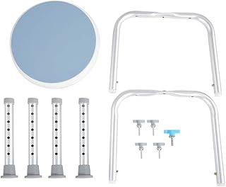 Fotelik prysznicowy, okrągły stołek prysznicowy, solidny srebrny antypoślizgowy Bezpieczeństwo Osoby o ograniczonej sprawności ruchowej Kobieta w ciąży dla dzieci Staruszek
