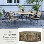 Marguerit Gartenmöbel-Set Teakholz Olivgrün