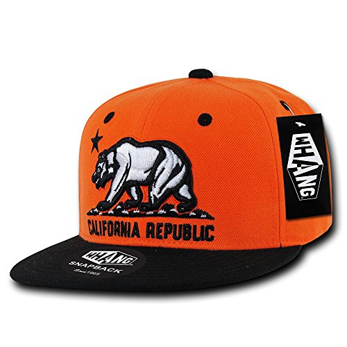 WHANG Snapbacks, Orange Black
