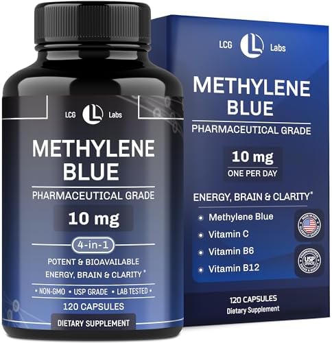 Amazon.com: LCG LABS Methylene Blue Pharmaceutical Grade 10 mg ...