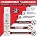 Warren London Foaming Pet Facial | Tear Free Dog Face Wash | Tearless Dog Shampoo for Faces & Dog Eye Stain Remover | Refreshing Cucumber Melon Wash | Made in USA | 8oz