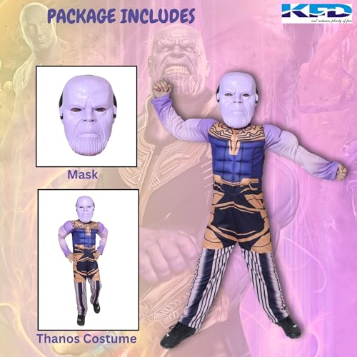 Image of Kaku Fancy Dresses Superhero Costume for Kids - Fancy Dress Outfit for Birthday, Halloween, Role Play