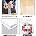NROZIET 6 Pack Clear Cake Box, 2-Layer Transparent Cakes Box with Ribbon, 10