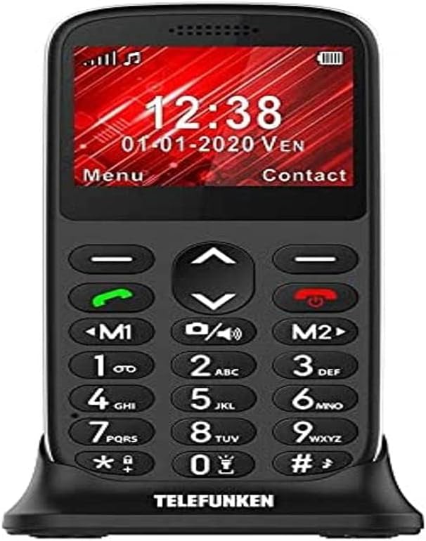 TELEFUNKEN S420 2.31" LCD BLACK SENIOR PHONE