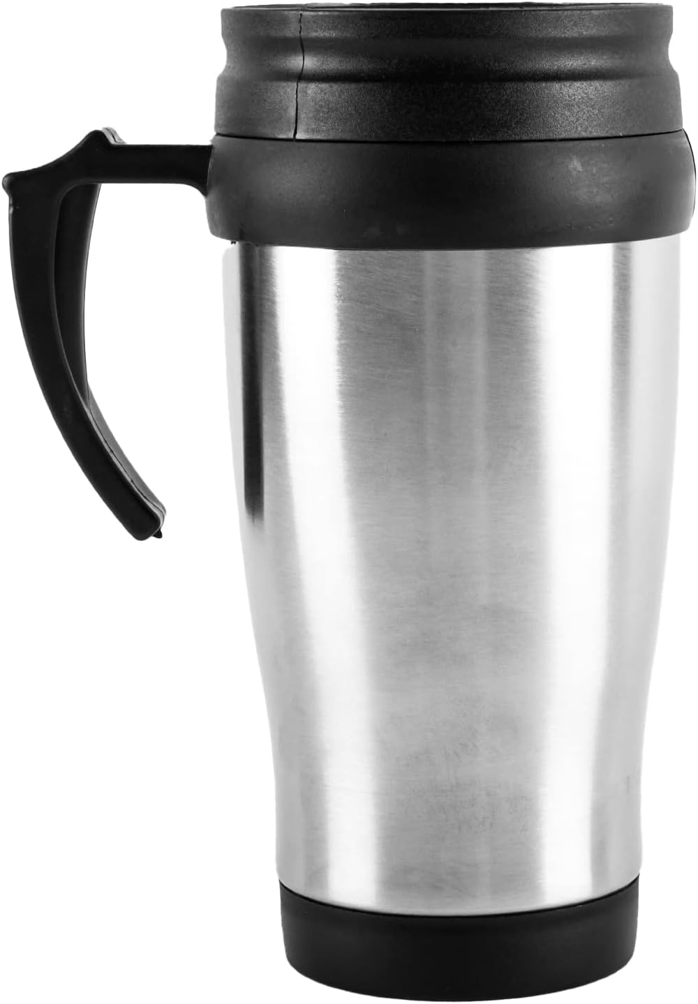 Kingman Stainless Steel Insulated Coffee Travel Mug with Snap Lid & Handle (1 Pack)
