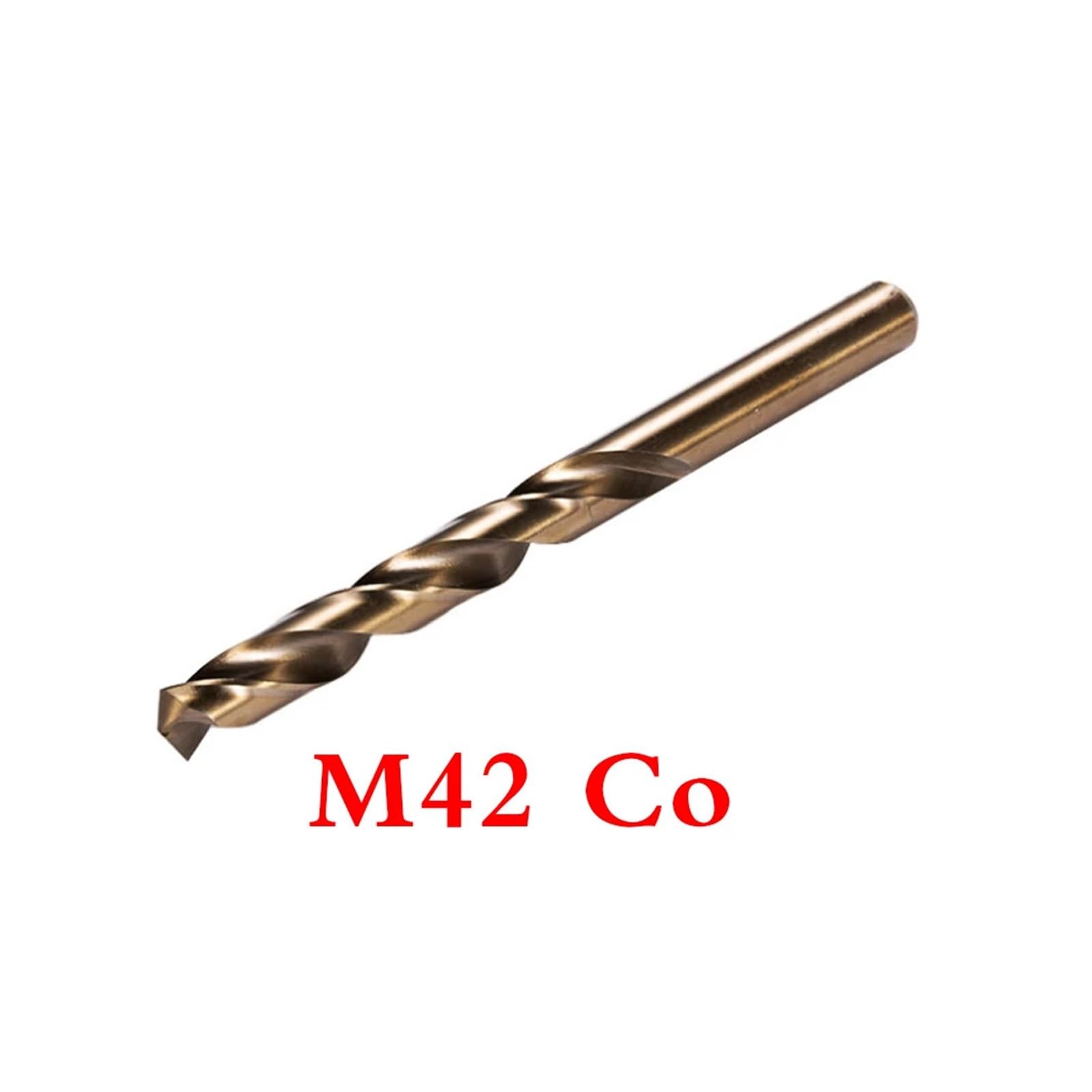 Zestaw wierteł krętych M42 ze stali szybkotnącej kobaltowej, 1–14 mm, do stali hartowanej, stali nierdzewnej i żeliwa(12.7mm)