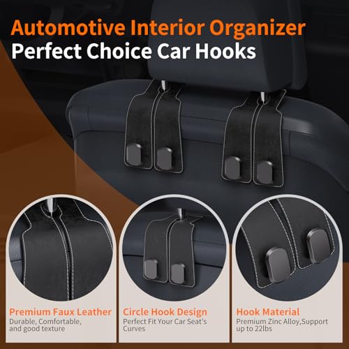 Up to 66% Off BiYiQi Car Headrest Hooks 2-Pack - Image 5