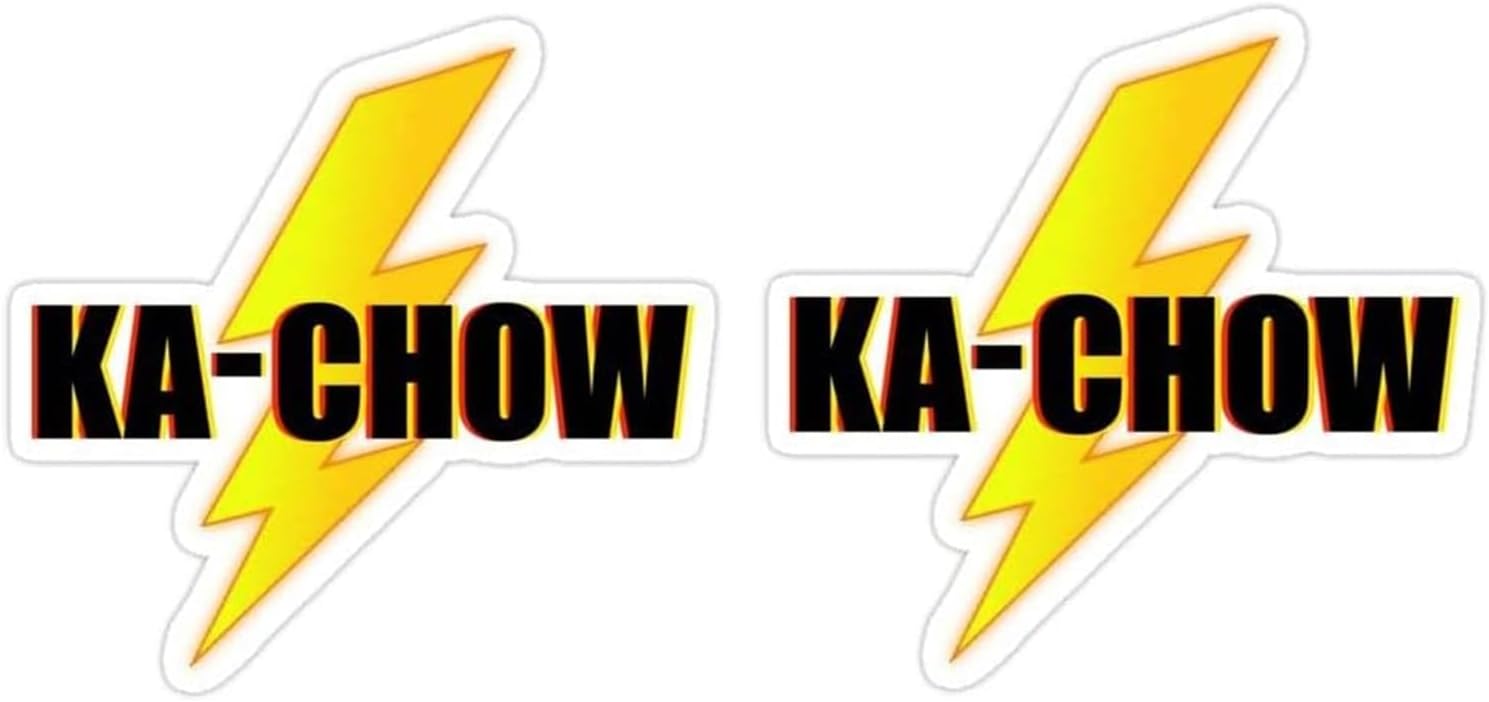Amazon.com - H&S (Pack of 2) Ka Chow - Sticker Vinyl Bumper Sticker for ...