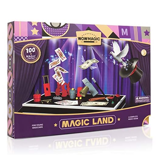 primebabe Magic Kit for Kids Age 6-8-10, Magic Tricks Set for Children Beginners Learn Over 100 Spectacular Tricks