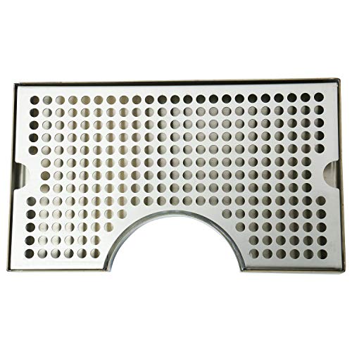 Beer Drip Trays, 12 X 7 Stainless Steel Kegerator Drip