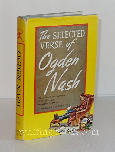 The Selected Verse of Ogden Nash, Modern Librar... B06WWRPR1Y Book Cover